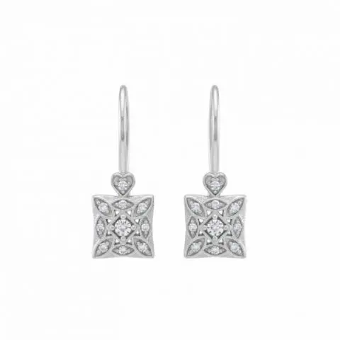 Pendientes Cuadrados Con Circonitas