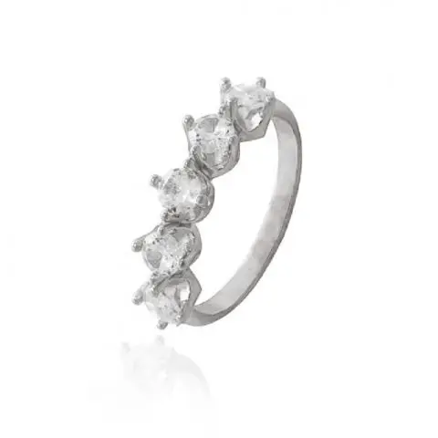 Sortija Plata Rodio Circonitas